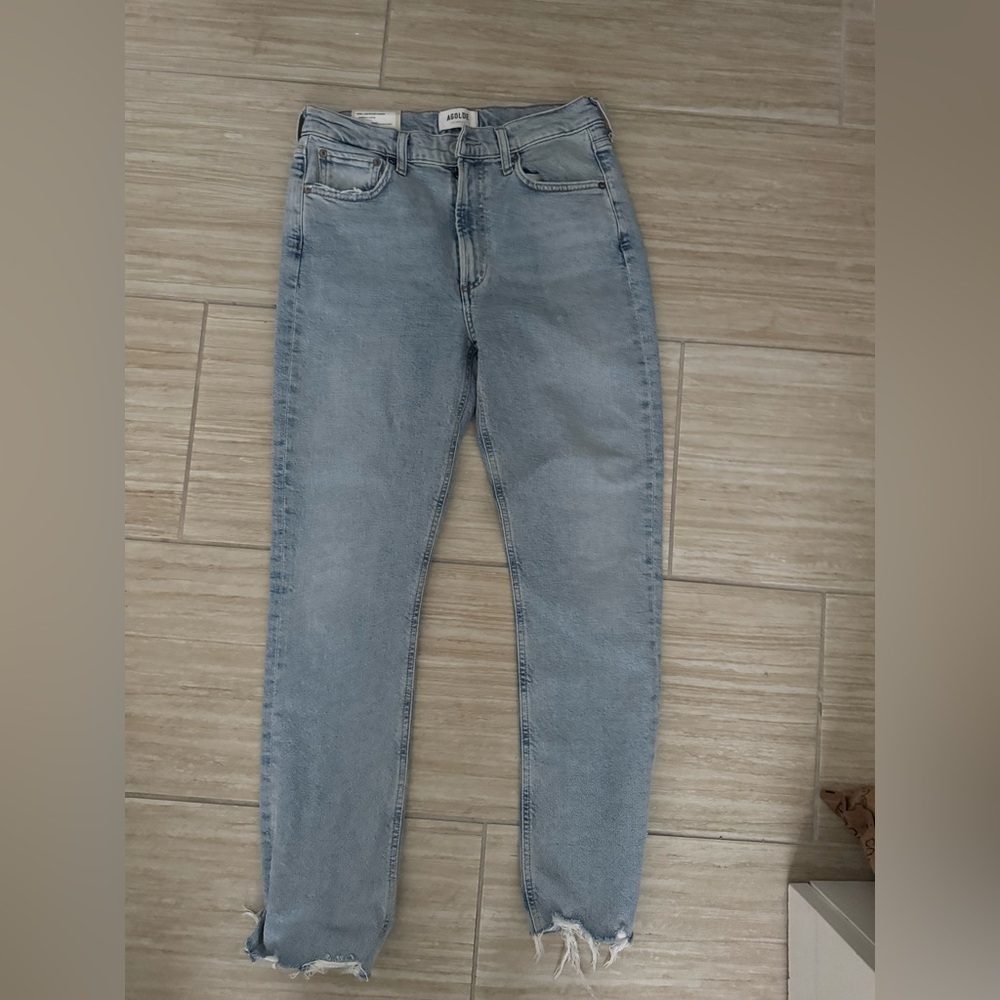Agolde Mirrel Mid Rise Jeans - Light Wash NWT